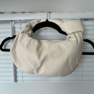Melie Bianco Cream Shoulder Bag